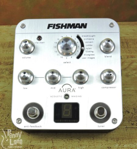 FISHMAN PRO-AUR-SPC AURA SPECTRUM GUITAR IMAGING PEDAL PREAMP - DEMO MODEL