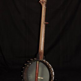 OME WIZARD WALNUT 5-STRING OPEN BACK BANJO WITH CASE
