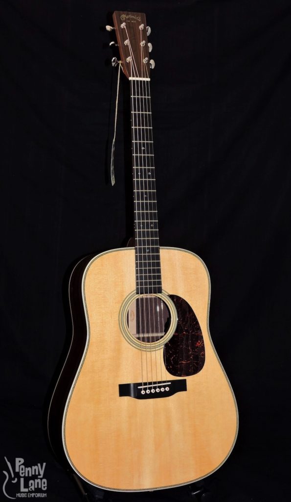 MARTIN HD-28E ACOUSTIC ELECTRIC DREADNOUGHT GUITAR WITH CASE | Penny ...