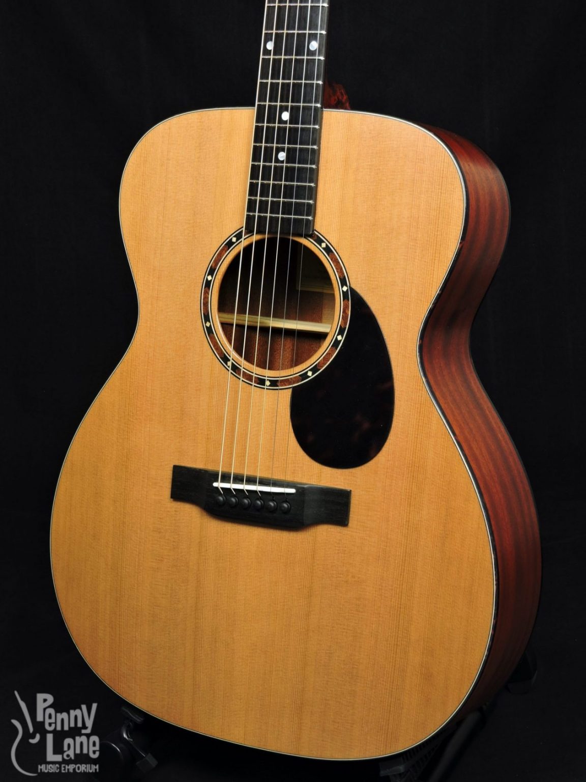 EASTMAN E2OM CEDAR TOP ACOUSTIC ORCHESTRA MODEL GUITAR WITH GIG BAG ...