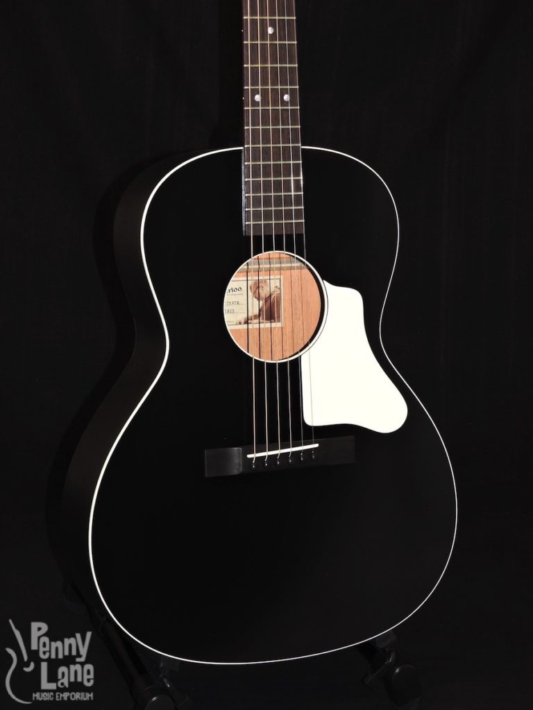WATERLOO BY COLLINGS WL-14 X TR JET BLACK 00 ACOUSTIC GUITAR WITH ...