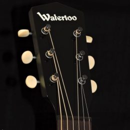 WATERLOO BY COLLINGS WL-14 X TR JET BLACK 00 ACOUSTIC GUITAR WITH CASE