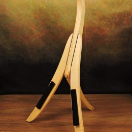 SOLID GROUND STANDS BJCM CURLY WOOD MAPLE BANJO STAND