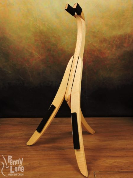 SOLID GROUND STANDS BJCM CURLY WOOD MAPLE BANJO STAND