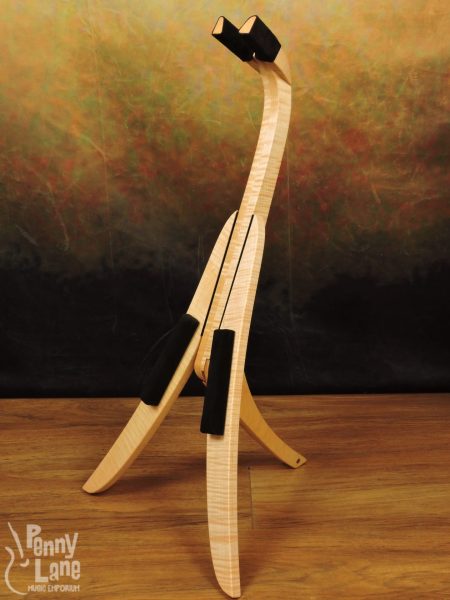 SOLID GROUND STANDS MACM CURLY MAPLE WOOD MANDOLIN STAND