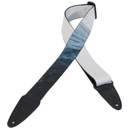 LEVY'S MPDS2-002 POLYESTER 2" GUITAR STRAP - OCEANS