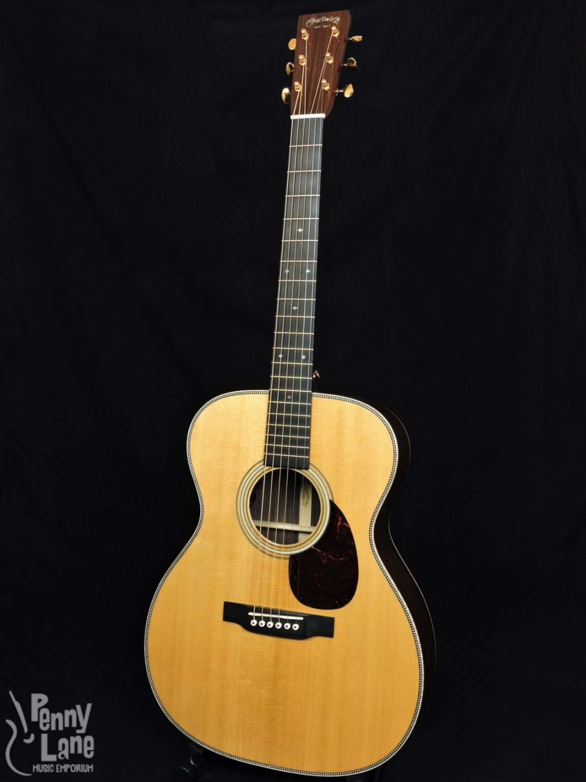 MARTIN OM-28E MODERN DELUXE ACOUSTIC ELECTRIC OM GUITAR WITH CASE ...