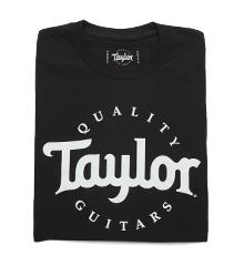 Mens Taylor Basic Black Logo T-Shirt