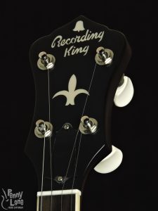 Recording King RK-R35-BR Front Headstock Close