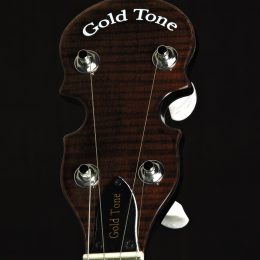 Gold Tone CC-100R+ Front HEadstock Close