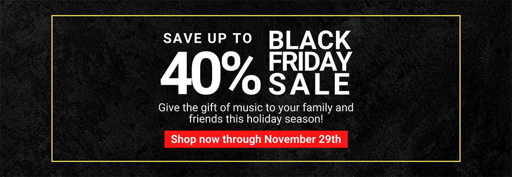 Save up to 40% Black Friday Sale