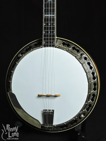 STELLING SUNFLOWER 5-STRING RESONATOR BANJO WITH CASE - USED 1997