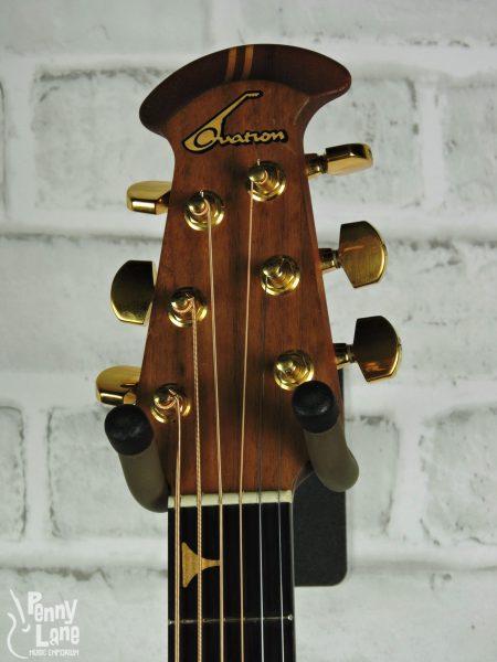 OVATION DS768-4 ACOUSTIC ELECTRIC BARITONE GUITAR WITH CASE – USED