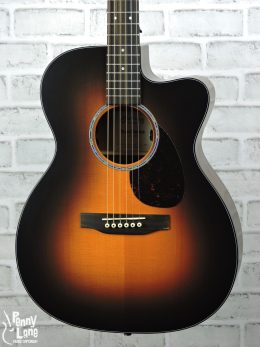 MARTIN OMC-10E MODERN BURST ACOUSTIC ELECTRIC ORCHESTRA MODEL GUITAR WITH CASE