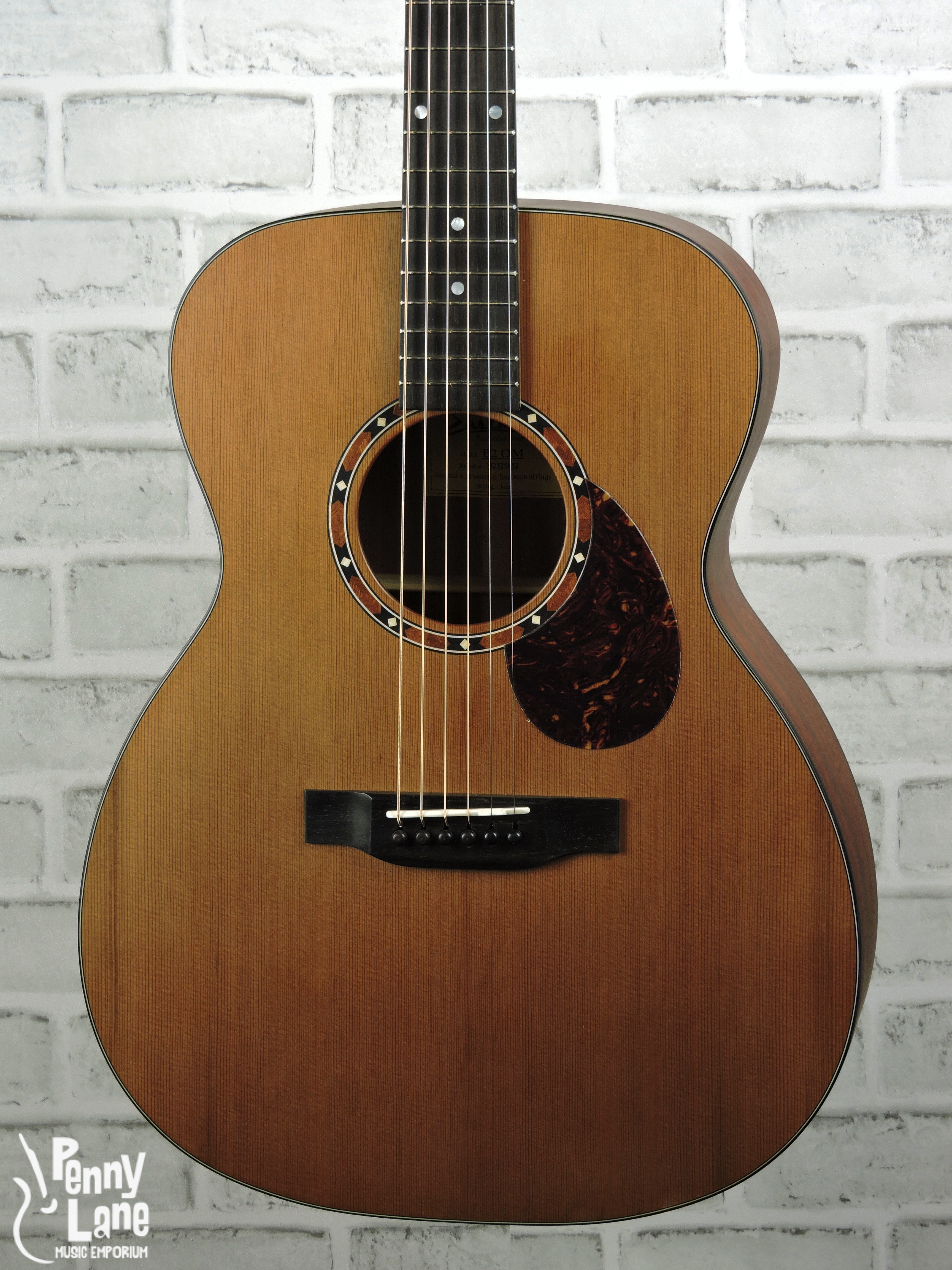 EASTMAN E2OM CEDAR TOP ACOUSTIC ORCHESTRA MODEL GUITAR WITH GIG