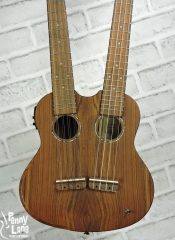 ORTEGA HYDRA DOUBLE NECK 4-STRING/8-STRING ACOUSTIC ELECTRIC TENOR UKULELE WITH GIG BAG – USED