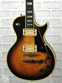 GIBSON LES PAUL CUSTOM SOLID BODY ELECTRIC GUITAR WITH CASE - USED 1981