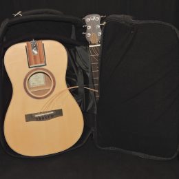 JOURNEY OF410 SOLID SPRUCE TOP ACOUSTIC ELECTRIC OVERHEAD TRAVEL GUITAR